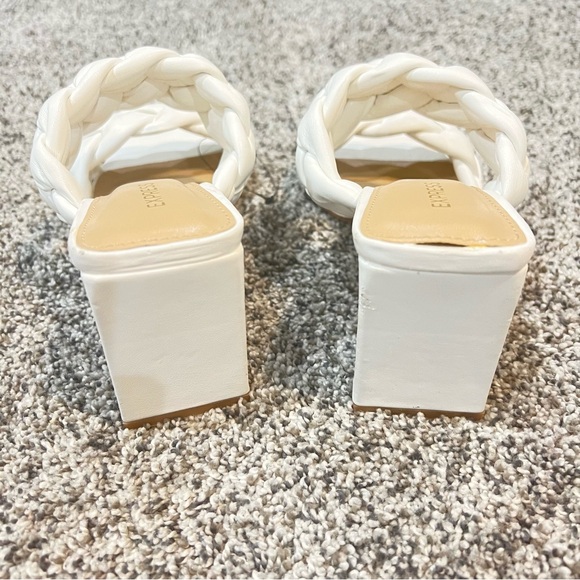 Braided Double Band Block Heel Sandals SIZE 7 - Picture 7 of 7